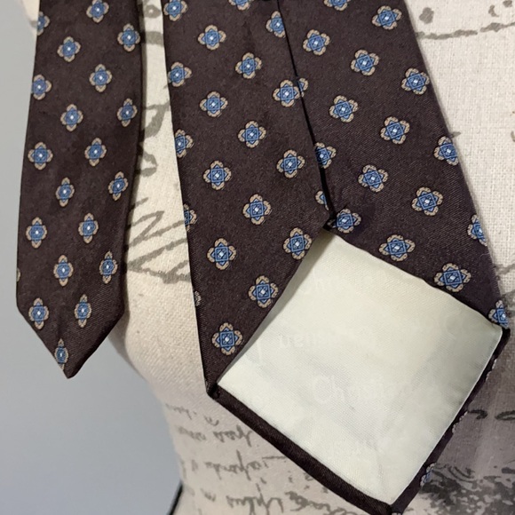 CHRISTIAN DIOR Vintage Men’s Tie - Picture 4 of 4